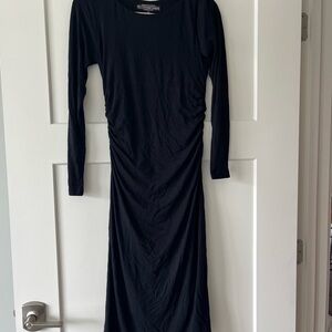 Chic Black Long Sleeve Dress